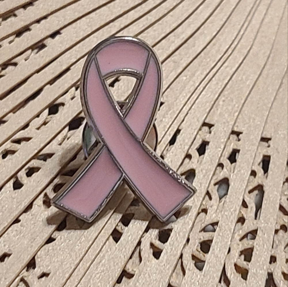 Pink Awareness Ribbon Pin